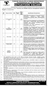Punjab Wildlife and Parks Department Jobs 2025