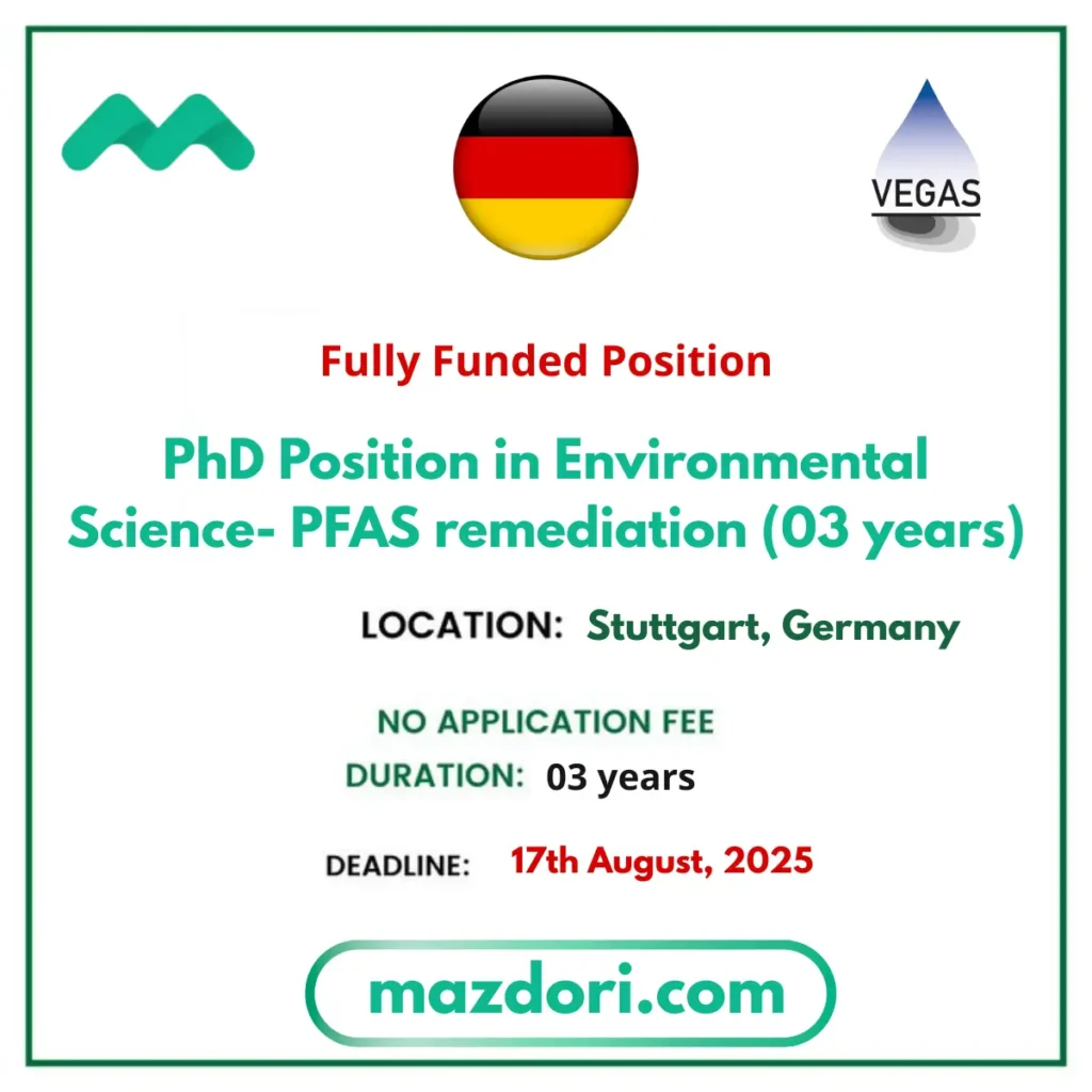 PhD Position in Environmental Science in Germany 2025