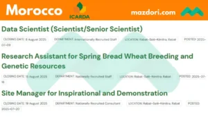 Research Assistant Position at ICARDA 2025