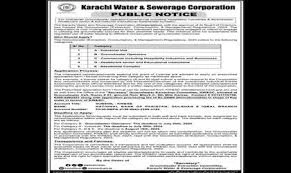 Karachi Water and Sewerage Board Jobs 2025
