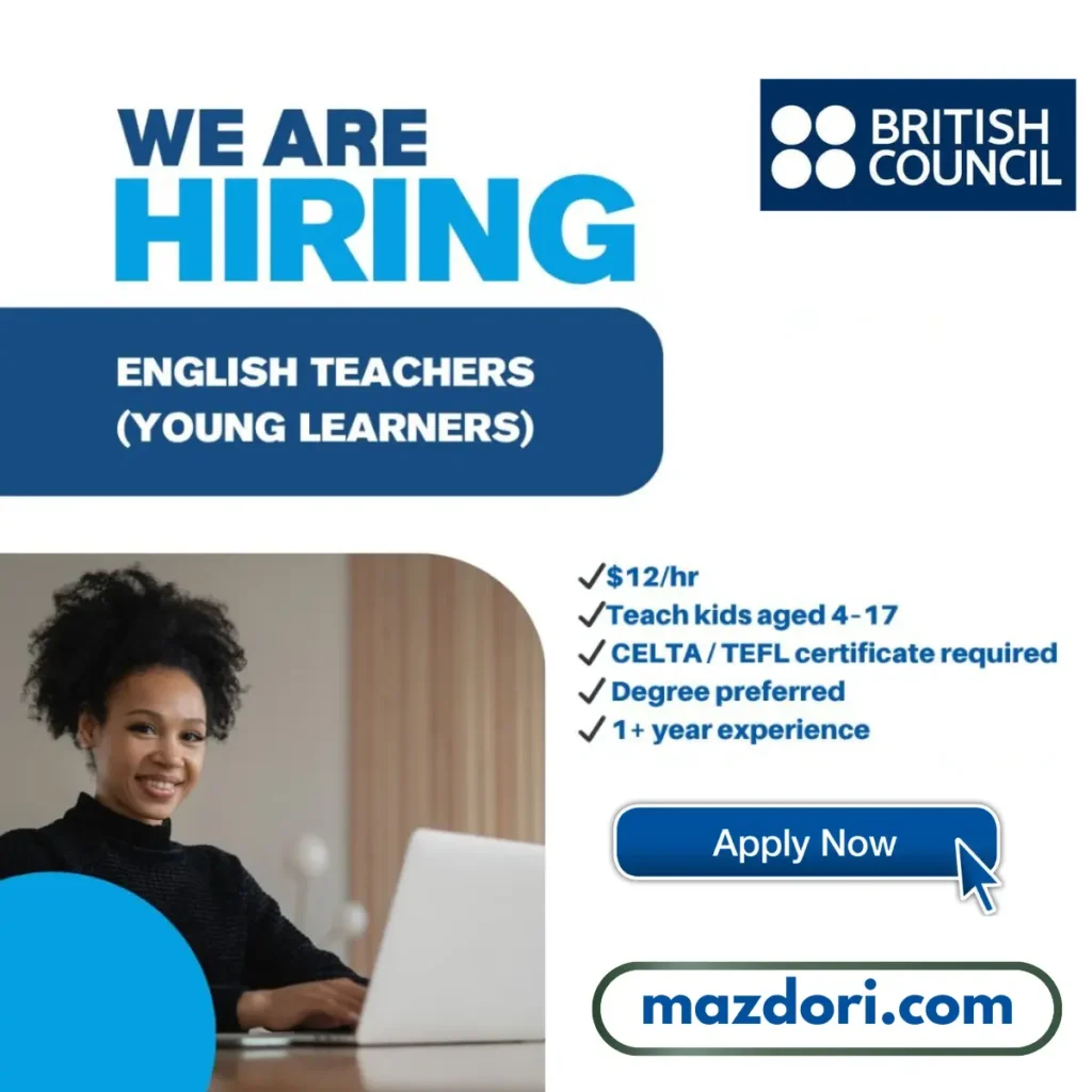 British Council Hiring 2025