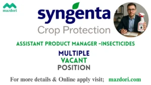 Assistant Product Manager Insecticides Job at Syngenta 2025