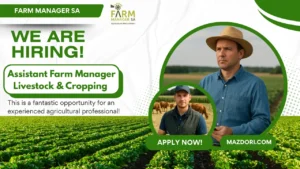 Assistant Farm Manager Job 2025 in Free State SA
