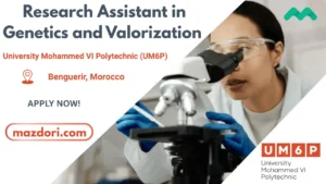 Research Assistant in Genetics and Valorization at UM6P 2025