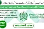 Scientific Officer Jobs at MNFSR 2025