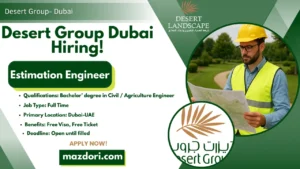 Latest Desert Group Dubai Jobs 2025