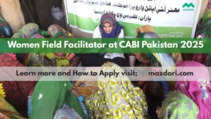 Women Field Facilitator at CABI Pakistan 2025
