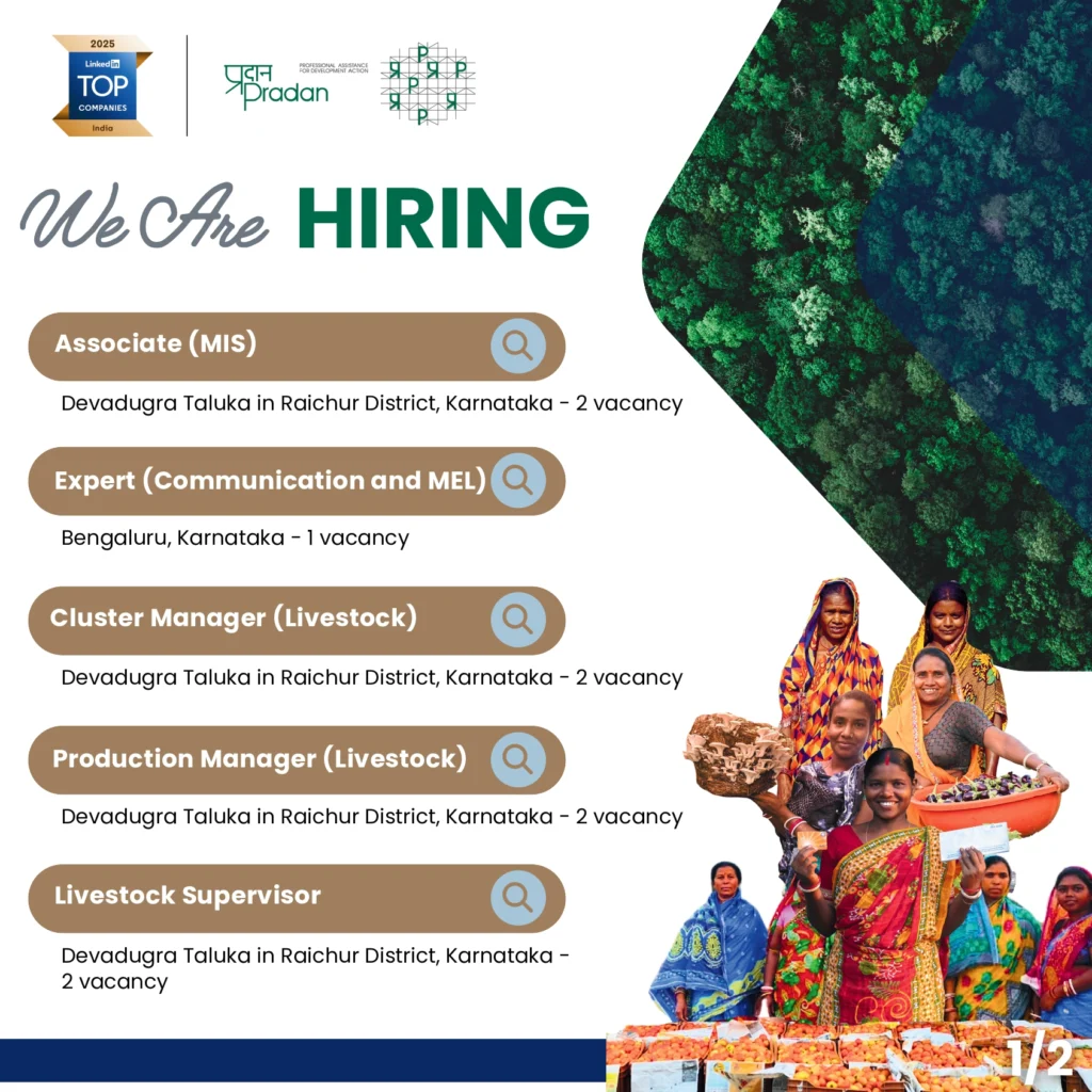 PRADAN Latest Multiple Vacancies 2025