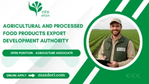 Agriculture Associate Jobs 2025 in APEDA India