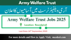 Army Welfare Trust Rawalpindi Jobs 2025