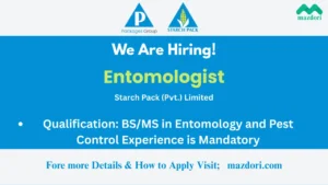 Entomologist Job September 2025